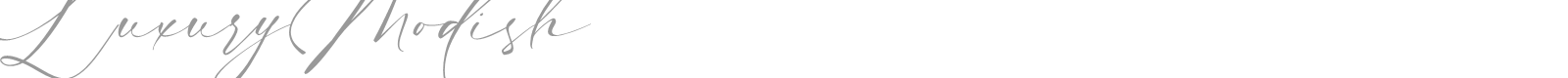 Luxury Modish font preview